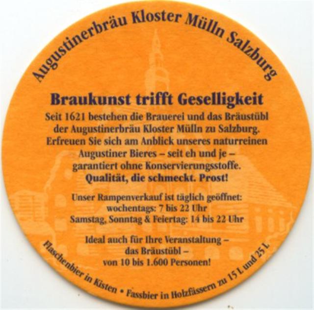 salzburg s-a augustiner 4b (rund215-hg orange-braukunst-blauorange) 